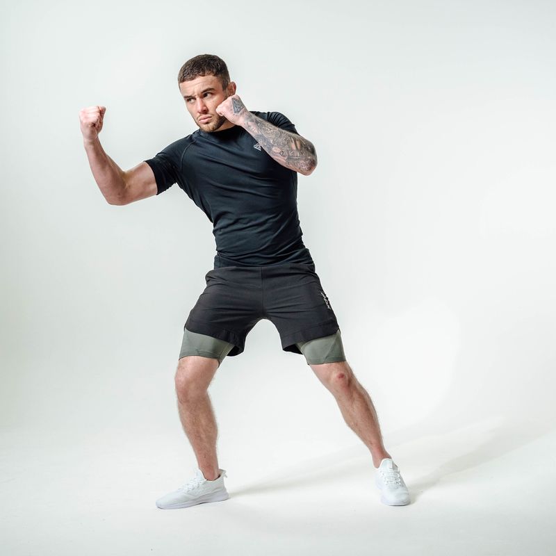 Trainingsshorts RDX T16 black/grey 12