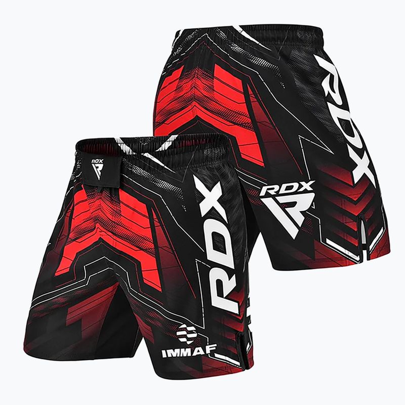 Herren Trainingsshorts RDX IMMAF Approved MMA Fight & Training red 5