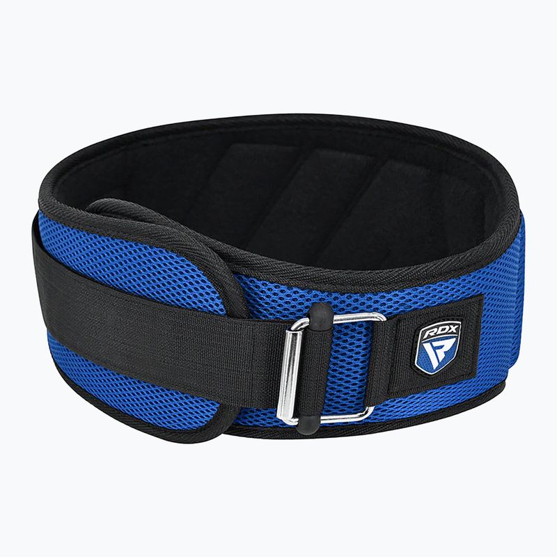 Gewichthebergürtel RDX Rx4 Weightlifting Belt blue 3