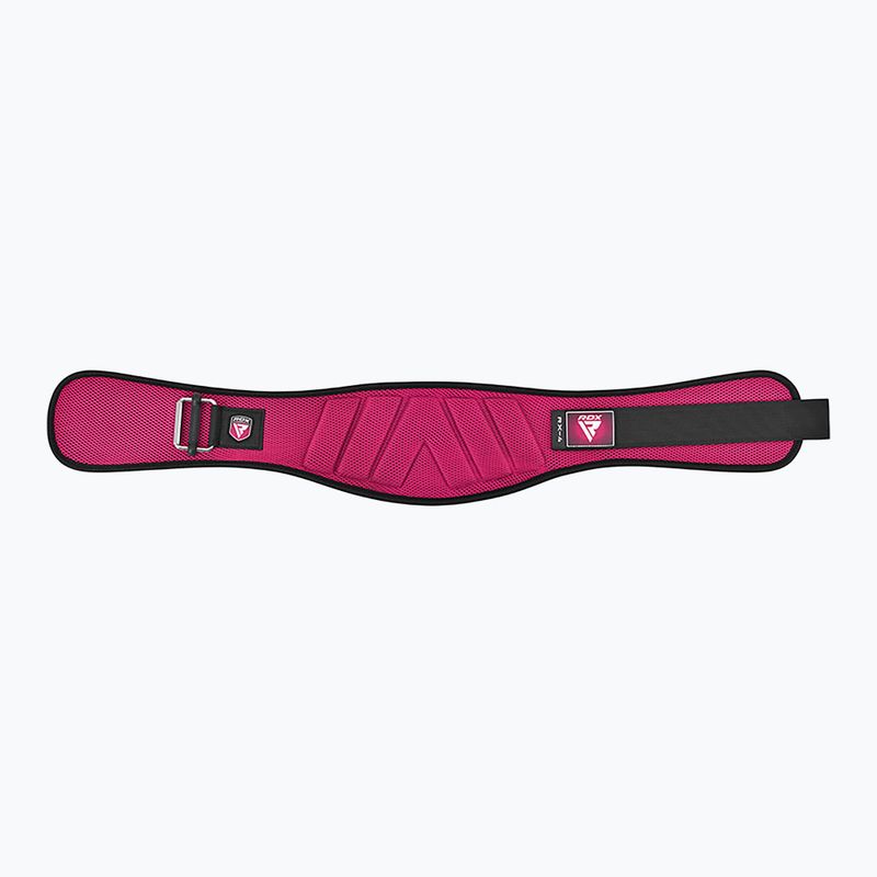 Gewichthebergürtel RDX Rx4 Weightlifting Belt pink 7