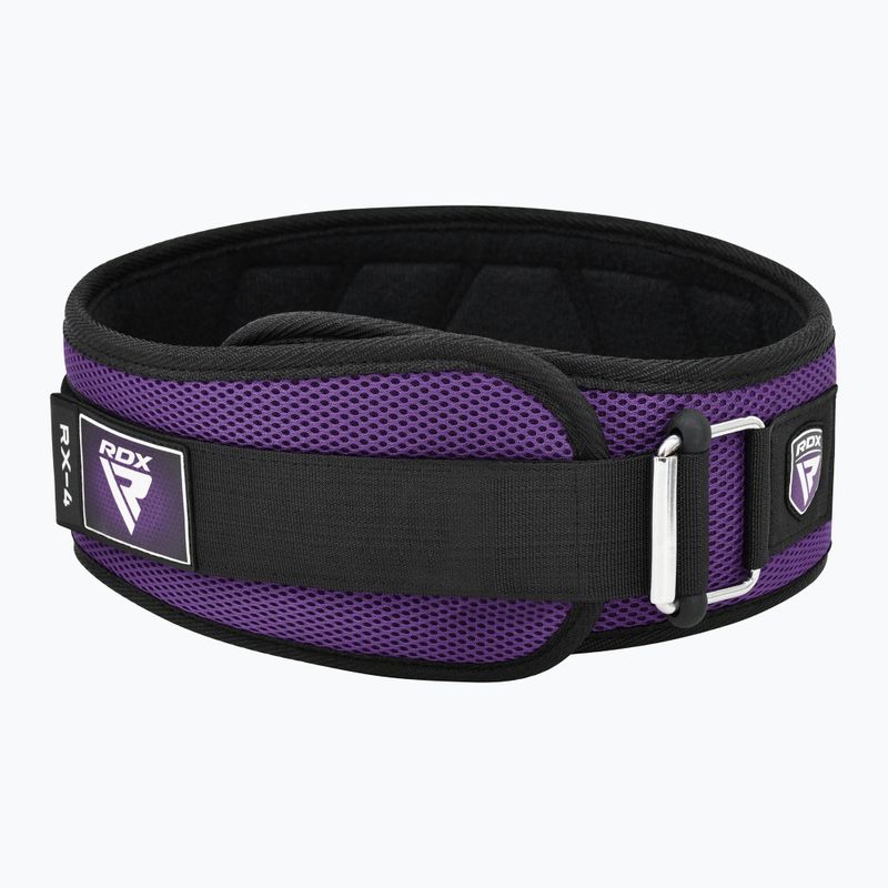 Gewichthebergürtel RDX Rx4 Weightlifting Belt purple 2