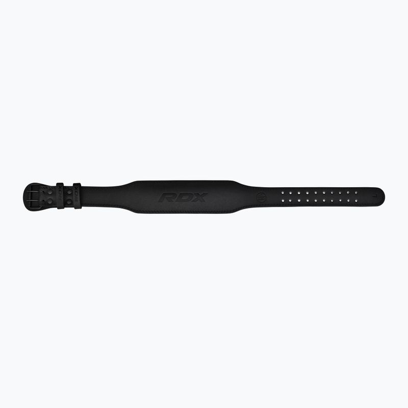 RDX Gewichthebergürtel 4" Leder schwarz 7