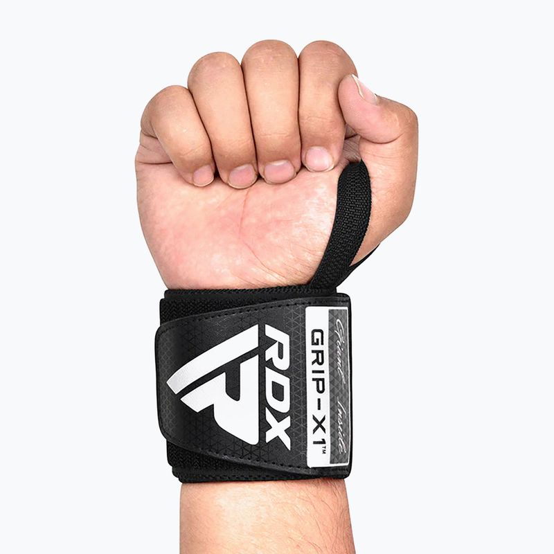 Handgelenkbandagen RDX WR11 Gym Wirst Wrap black/grey 4
