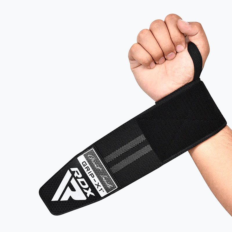 Handgelenkstütze RDX WR11 Gym Wrist Wrap schwarz/grau 5