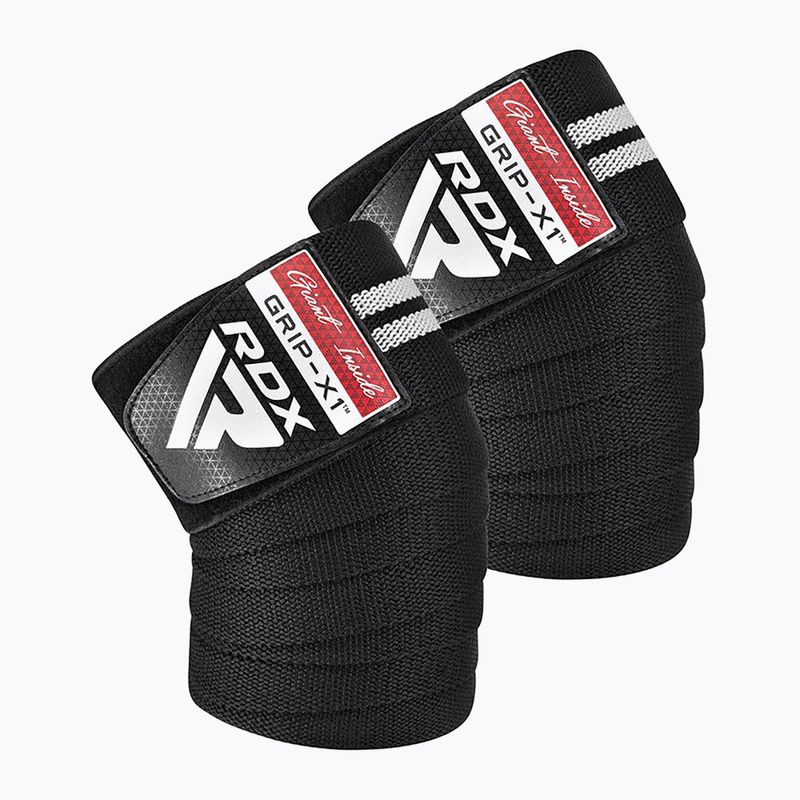 RDX KR11 Gym Knee Wrap schwarz/weiss Knieschützer