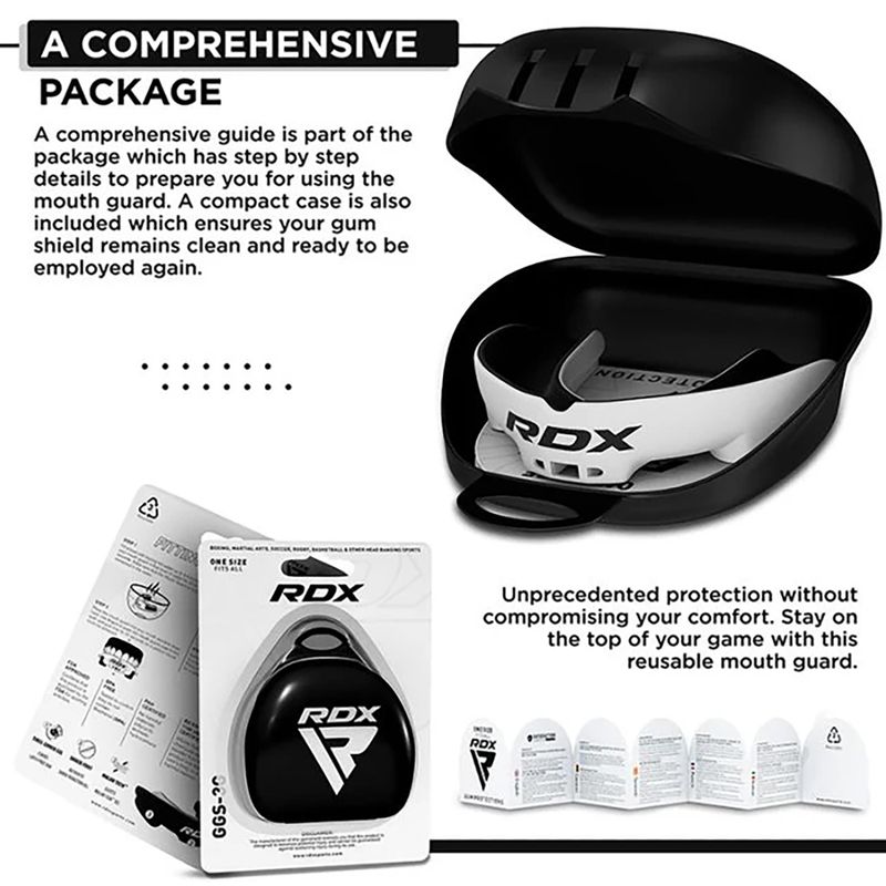 RDX-Mundschutz weiß/schwarz 3