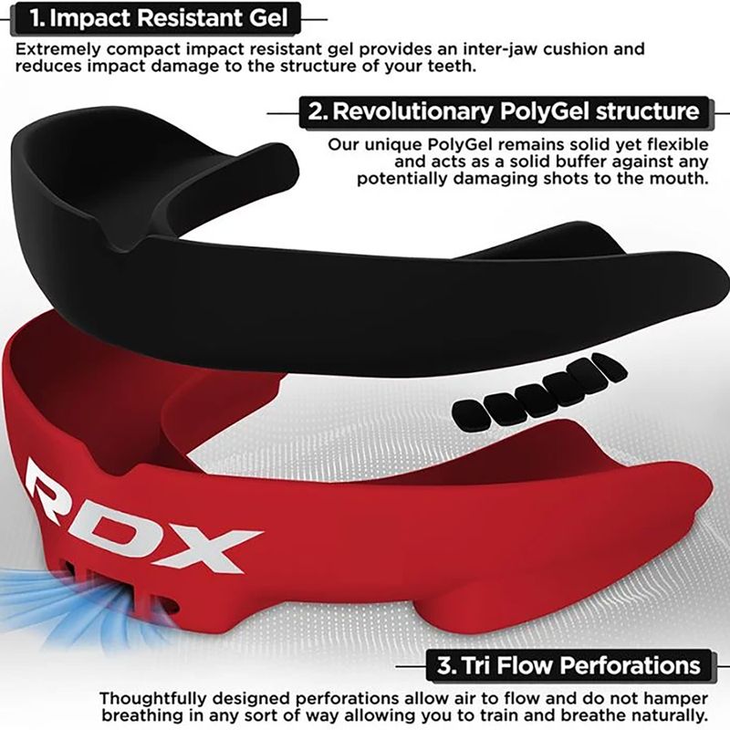 Kinder-Mundschutz RDX Mouth Junior red/black 2