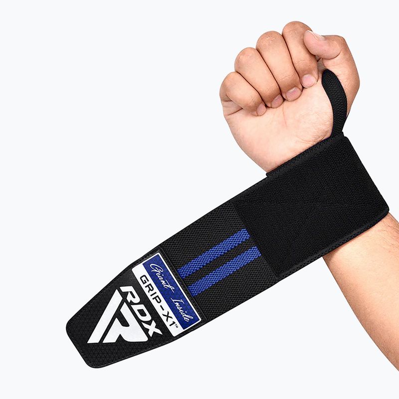 Handgelenkstütze RDX WR11 Gym Wrist Wrap schwarz/blau 5