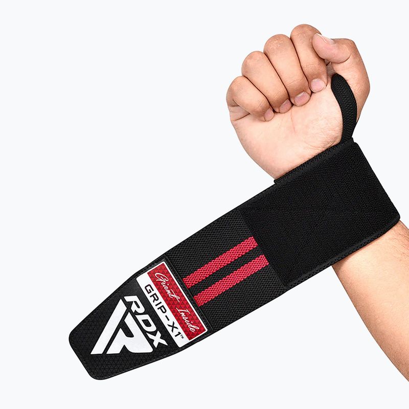 Handgelenkstütze RDX WR11 Gym Wrist Wrap schwarz/rot 4