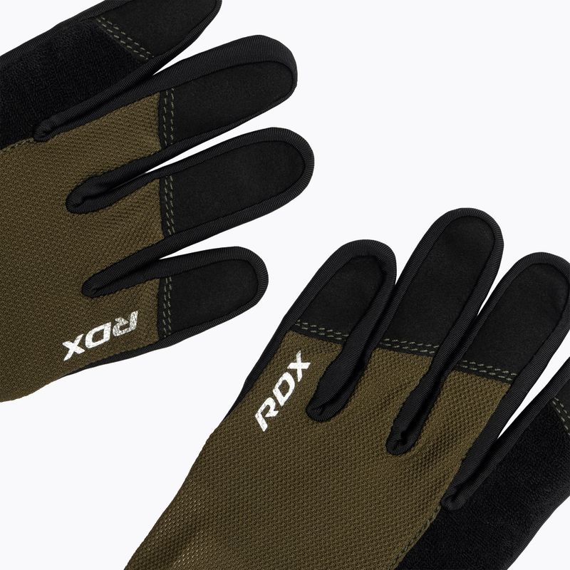 Trainingshandschuhe RDX W1F Full Finger army grün 5