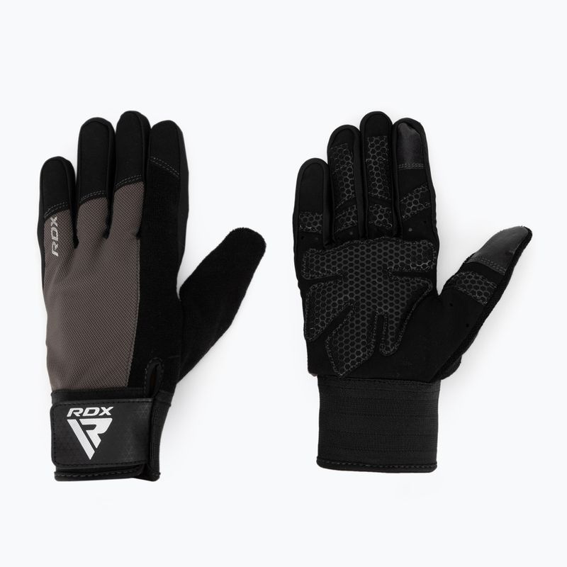 RDX W1F Full Finger Training Handschuhe voll grau