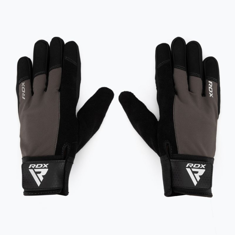 RDX W1F Full Finger Training Handschuhe voll grau 2