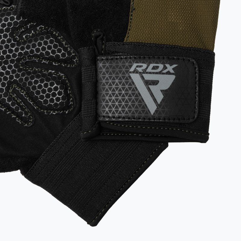 Trainings Handschuhe RDX W1H Gym Workout army green 4