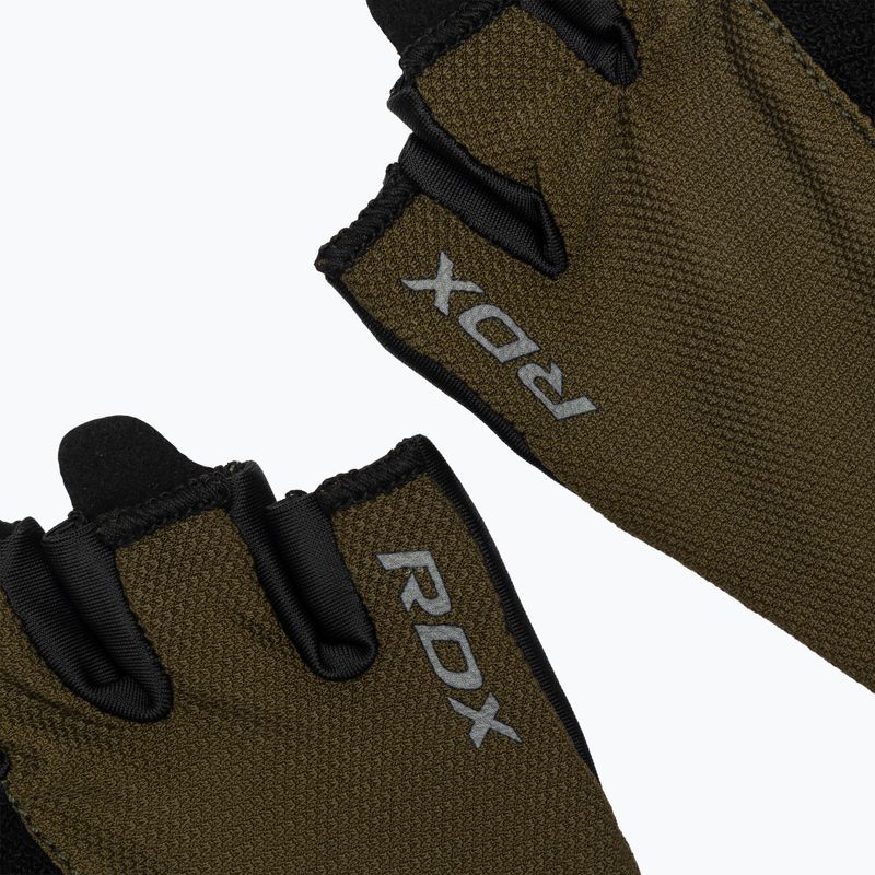 Trainings Handschuhe RDX W1H Gym Workout army green 6