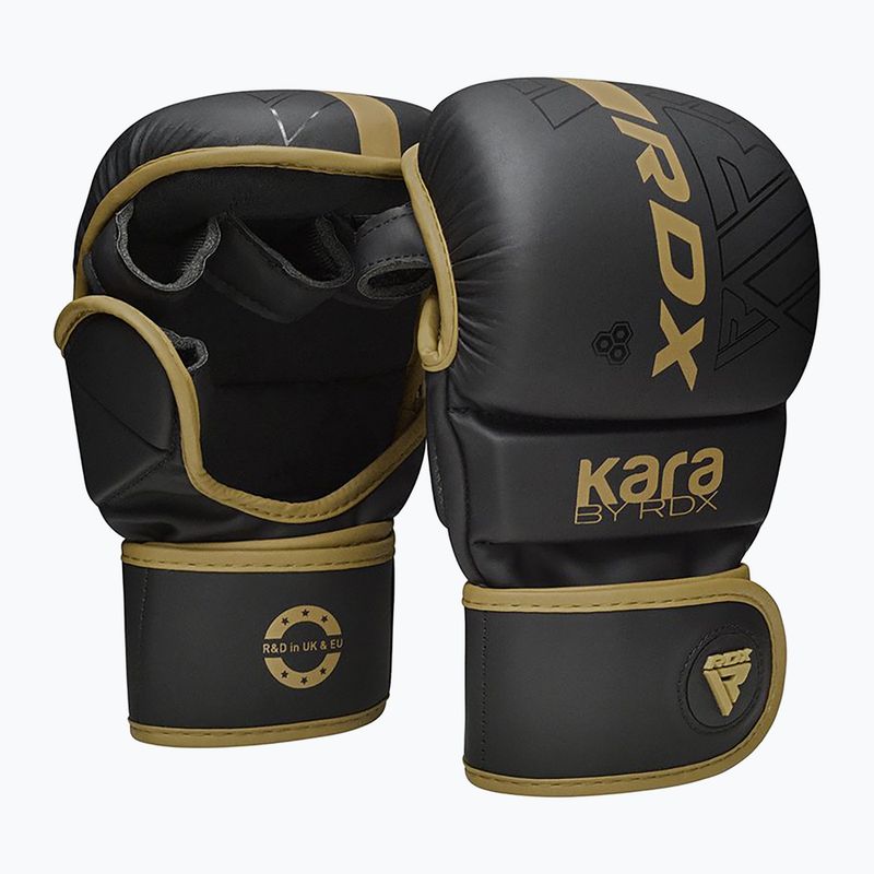 RDX F6 Shooter Grappling Handschuhe golden 2