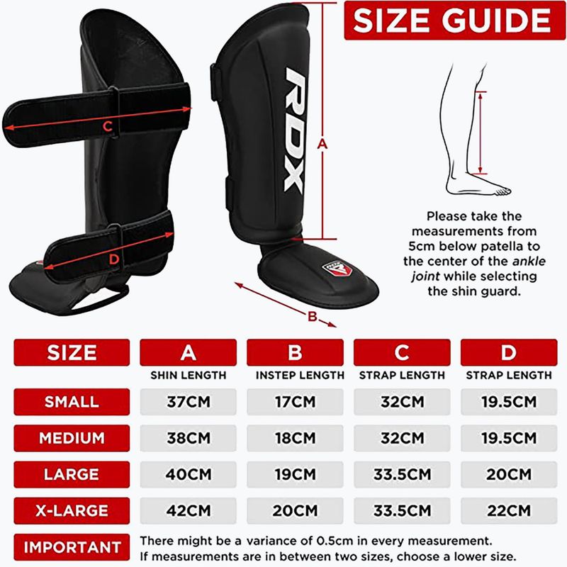 RDX T1 Shin Instep Guards blau/weiss Schienbein- und Fussprotektoren 8