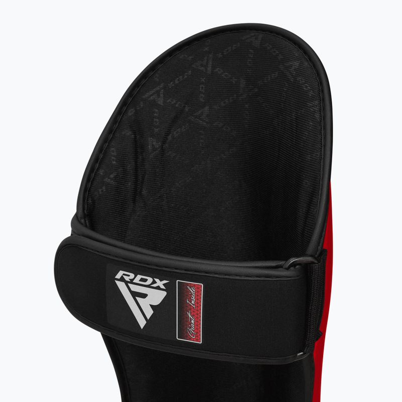 RDX T1 Shin Instep Guards Schienbein- und Fußschützer rot/weiss 6