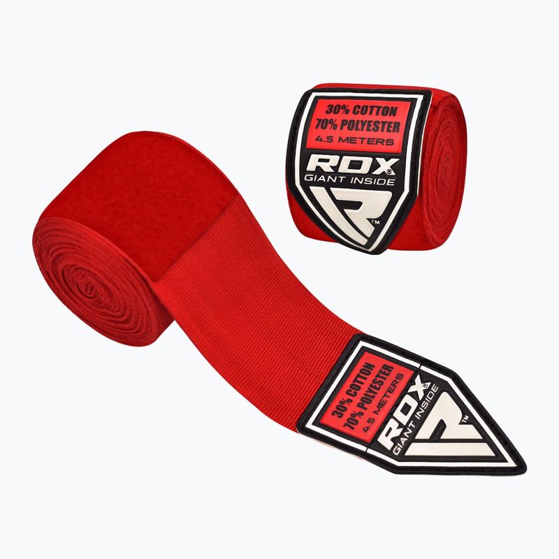 Boxbandagen RDX Hand Wraps Combine Plus rot/schwarz/blau 2