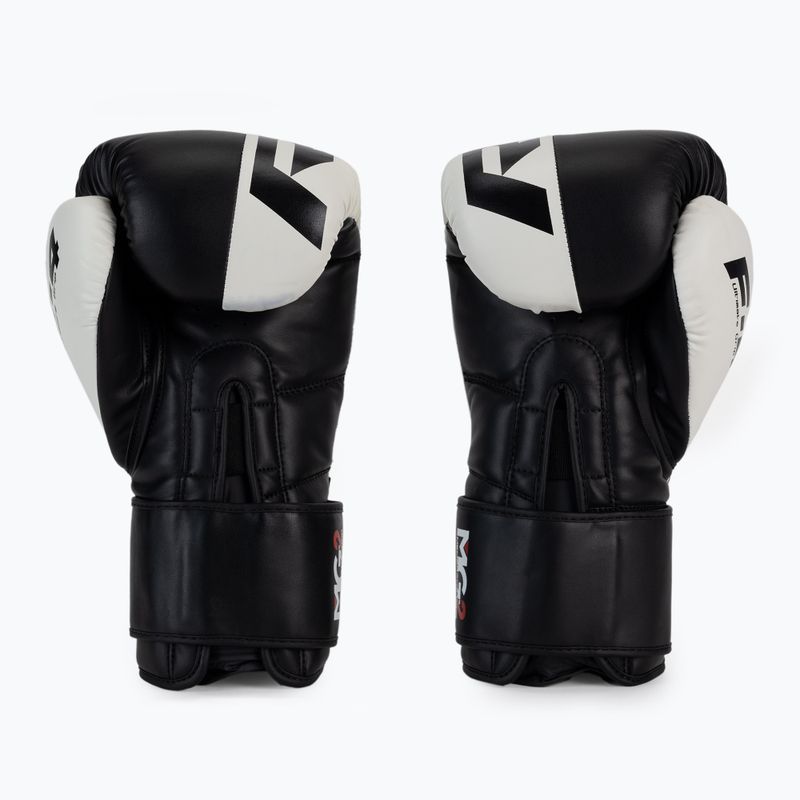 Boxhandschuhe RDX REX F4 weiß-schwarz BGR-F4B-1OZ 2