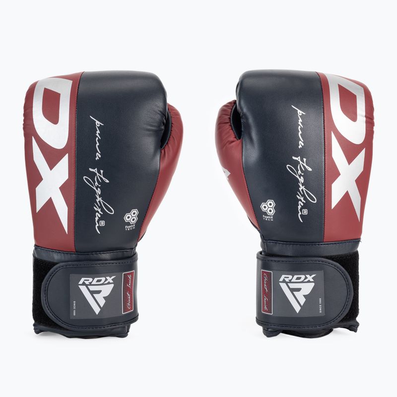 Boxhandschuhe RDX REX F4 schwarz-rot BGR-F4MU-1OZ 2