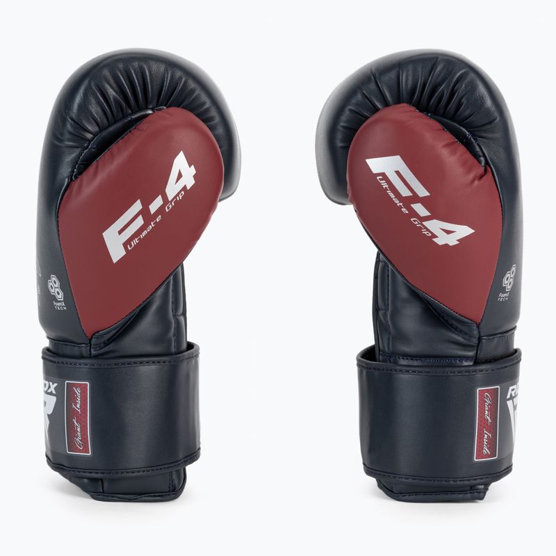 Boxhandschuhe RDX REX F4 schwarz-rot BGR-F4MU-1OZ 4
