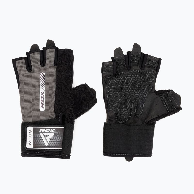RDX Gym Workout Handschuhe W1 grau