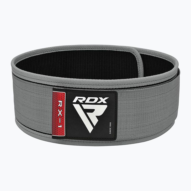 Gewichthebengürtel RDX RX1 grau WBS-RX1G