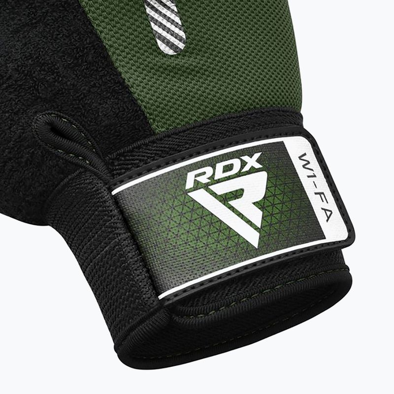 Trainingshandschuhe RDX W1F Full Finger army grün