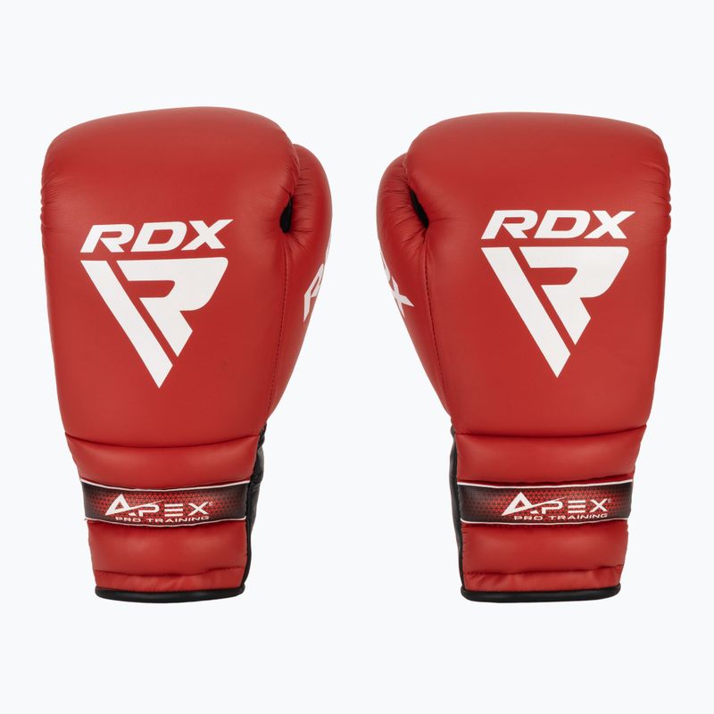 Boxhandschuhe RDX Apex Lace Up Training SPaarring Boxing red 2