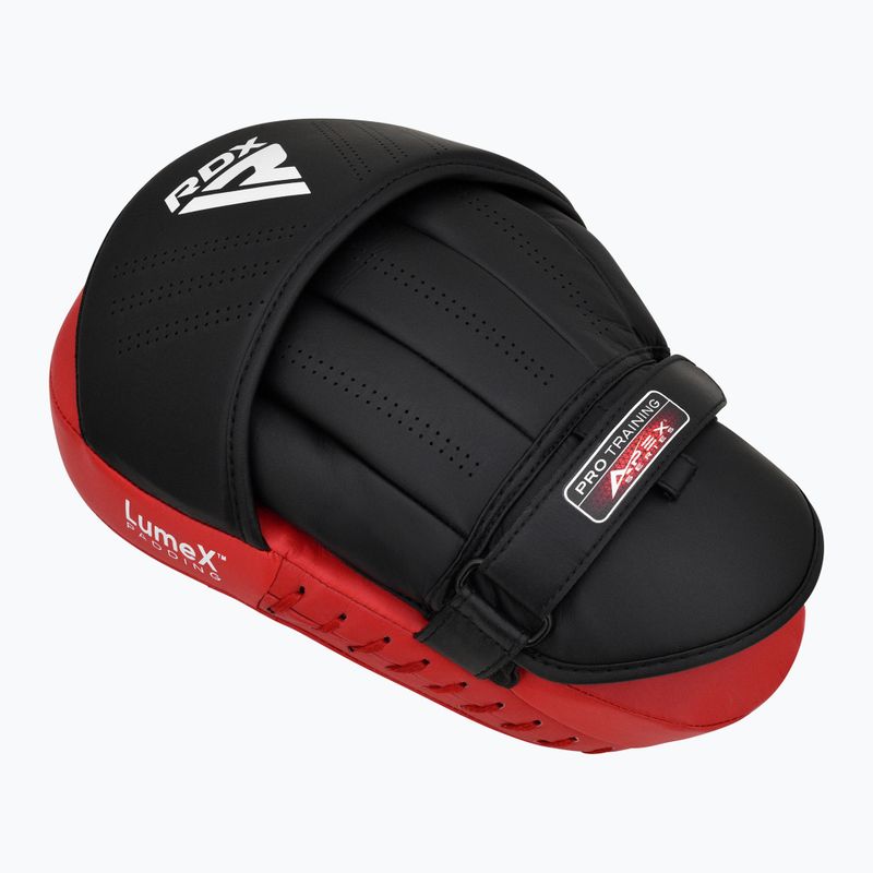 Trainingshandschuhe RDX Apex Curved Training Boxing Pads red 3