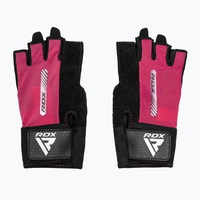 RDX Gym Workout Handschuhe W1 rosa 2
