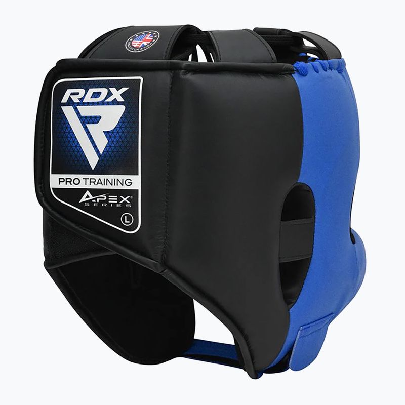 Boxhelm RDX Apex Boxing Head Gear With Nose Protection Bar blue 3