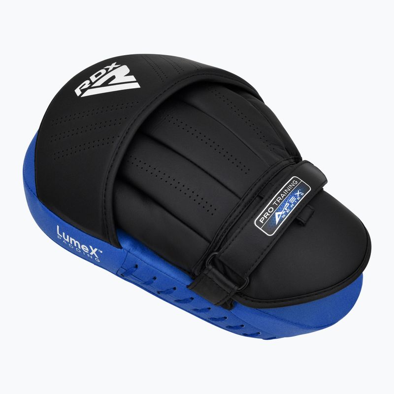 Trainingshandschuhe RDX Apex Curved Training Boxing Pads blue 3