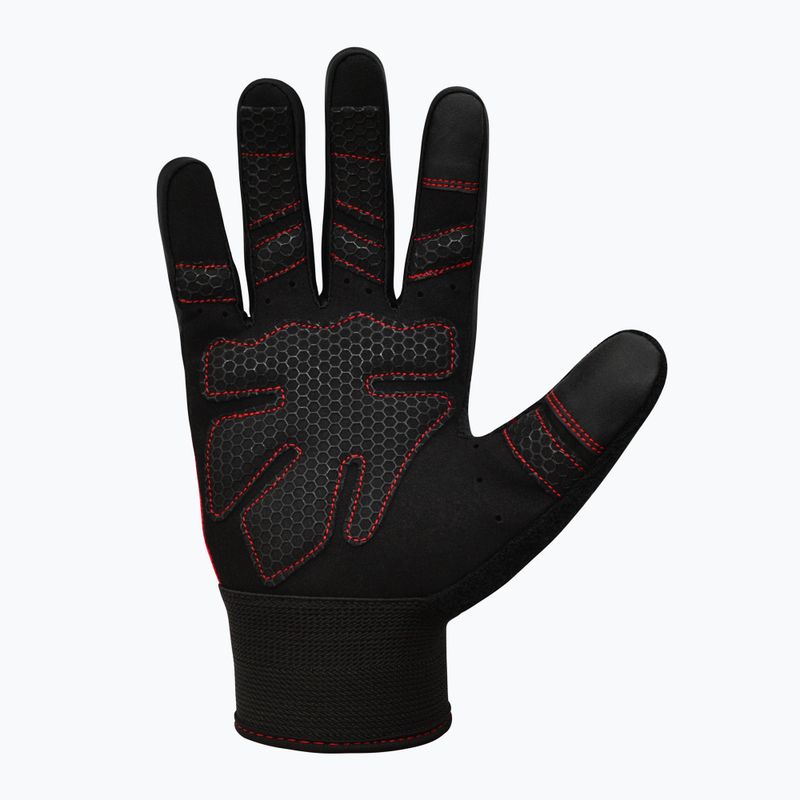 RDX W1F Full Finger Trainingshandschuhe rot 6