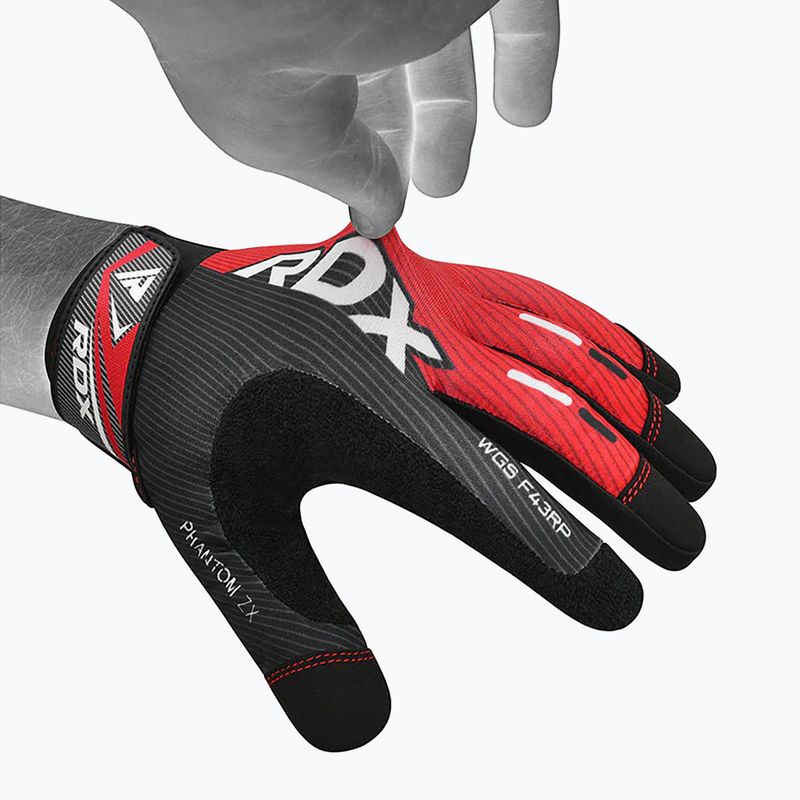 RDX Sublimation Trainingshandschuhe schwarz-rot WGS-F43RP