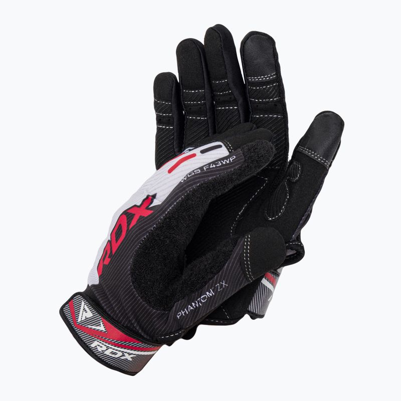 RDX Sublimation F43 Trainingshandschuhe schwarz und weiß WGS-F43WP