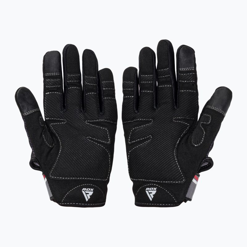 RDX Sublimation F43 Trainingshandschuhe schwarz und weiß WGS-F43WP 2