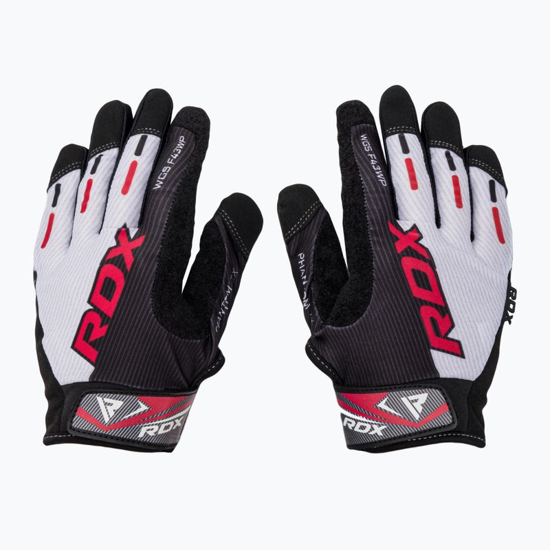 RDX Sublimation F43 Trainingshandschuhe schwarz und weiß WGS-F43WP 3