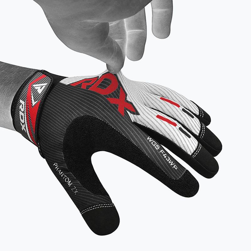 RDX Sublimation F43 Trainingshandschuhe schwarz und weiß WGS-F43WP 7