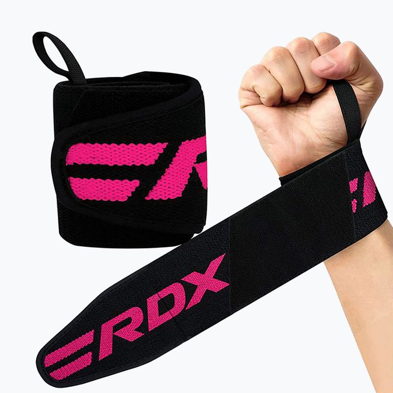 Handgelenkstütze RDX Gym Wrist Wrap rosa 5