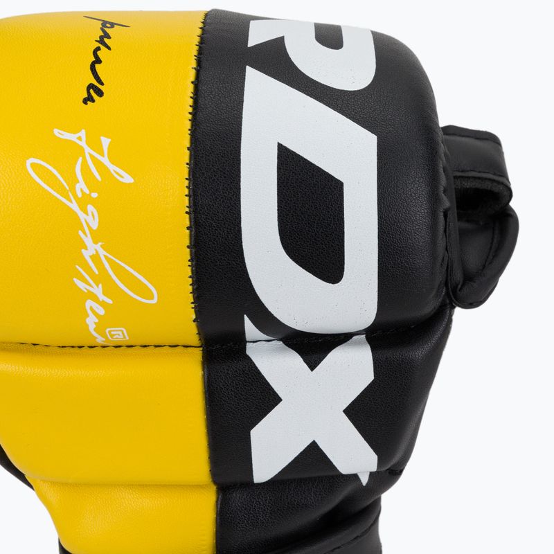 RDX T6 schwarz/gelbe Grappling-Handschuhe GGR-T6Y 5