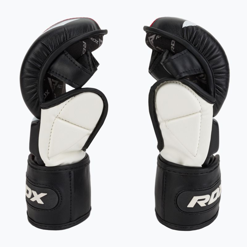 RDX T6 Grappling-Handschuhe schwarz-rot GGR-T6R 4