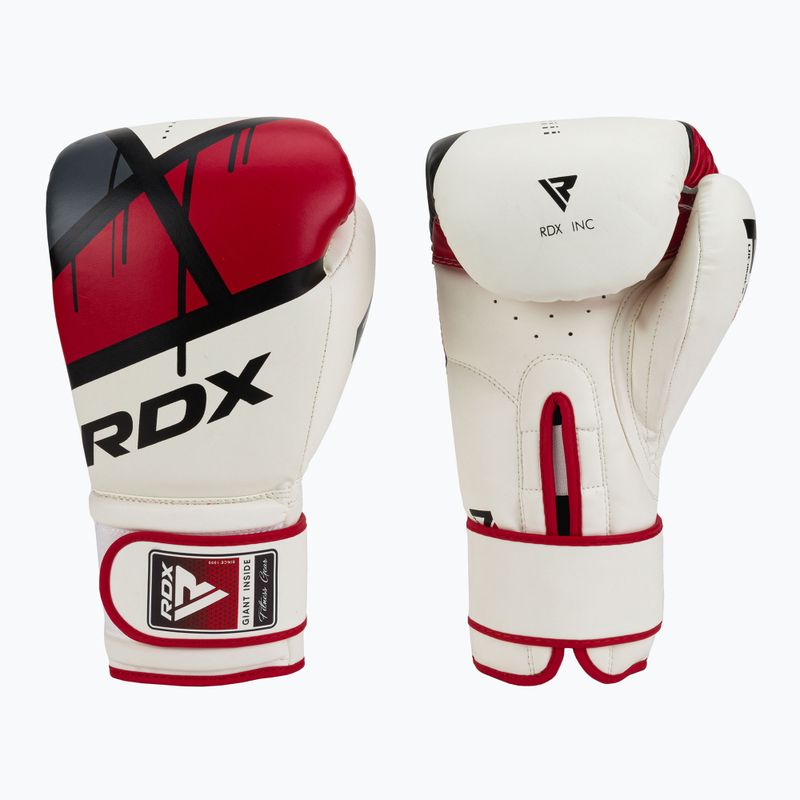 RDX Boxhandschuhe rot und weiß BGR-F7R 3