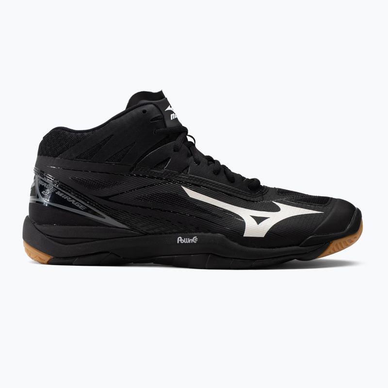 Herren Volleyballschuhe Mizuno Wave Mirage 2 Mid schwarz X1GA176099 2