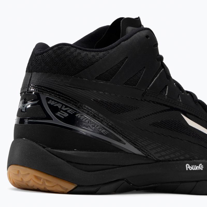 Herren Volleyballschuhe Mizuno Wave Mirage 2 Mid schwarz X1GA176099 8