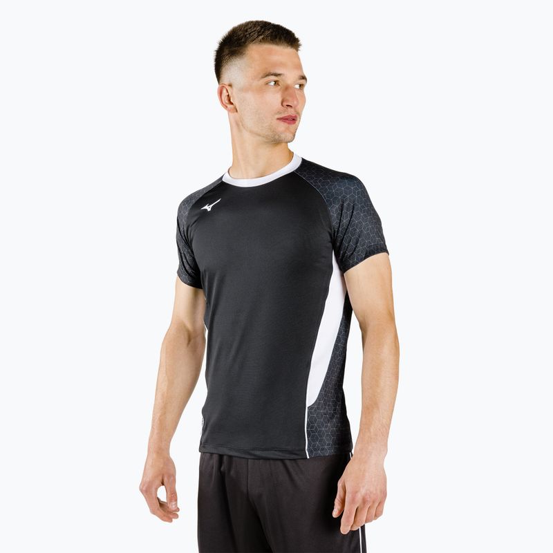 Herren Mizuno Premium High-Kyu Match Shirt schwarz V2EA700209