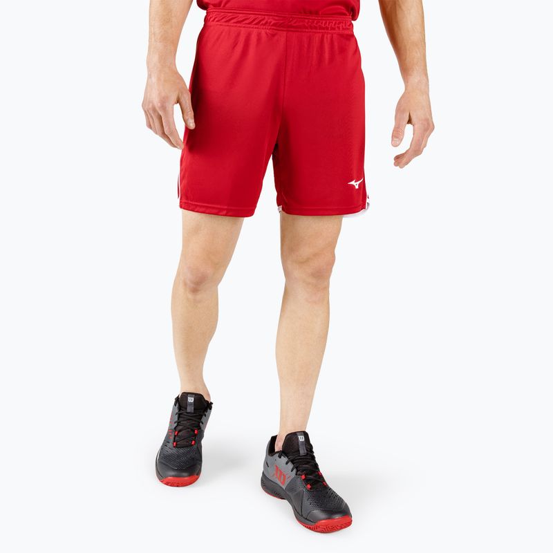 Herren Mizuno High-Kyu Trainingsshorts rot V2EB700162