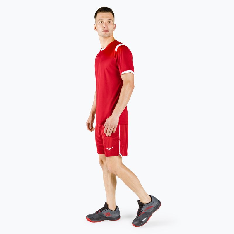 Herren Mizuno High-Kyu Trainingsshorts rot V2EB700162 2