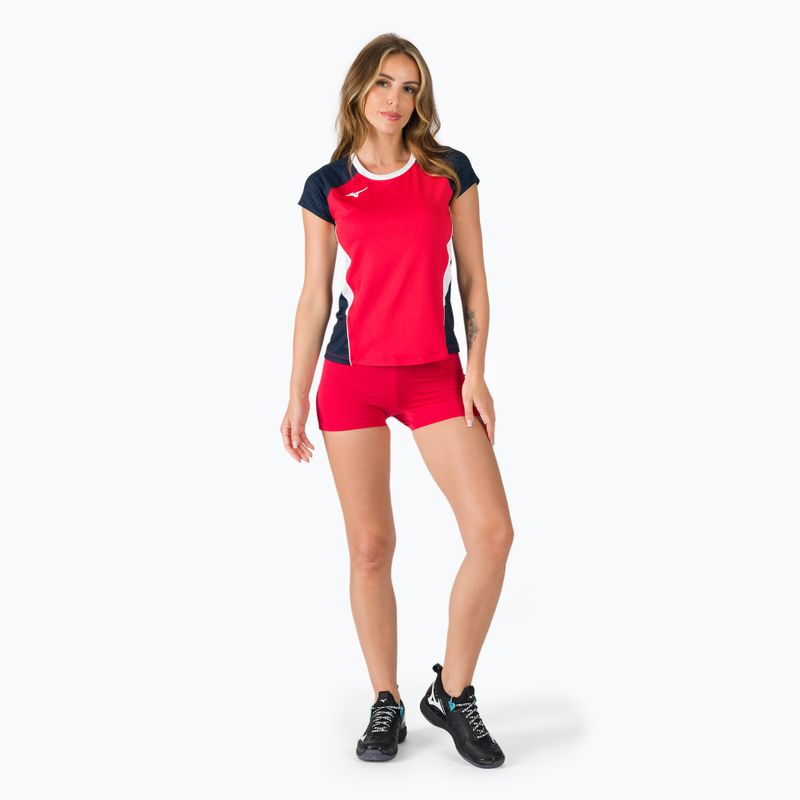 Damen Trainingsshorts Mizuno High-Kyu rot V2EB720162 2