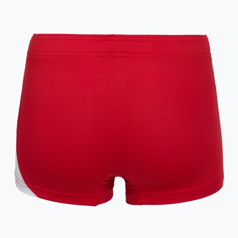 Damen Trainingsshorts Mizuno Myou red/white 2